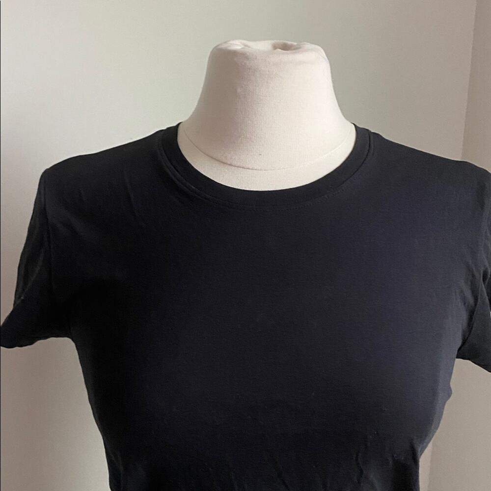 ATM T-Shirt Womens Sz Medium Black Classic Essentials - Picture 3 of 6